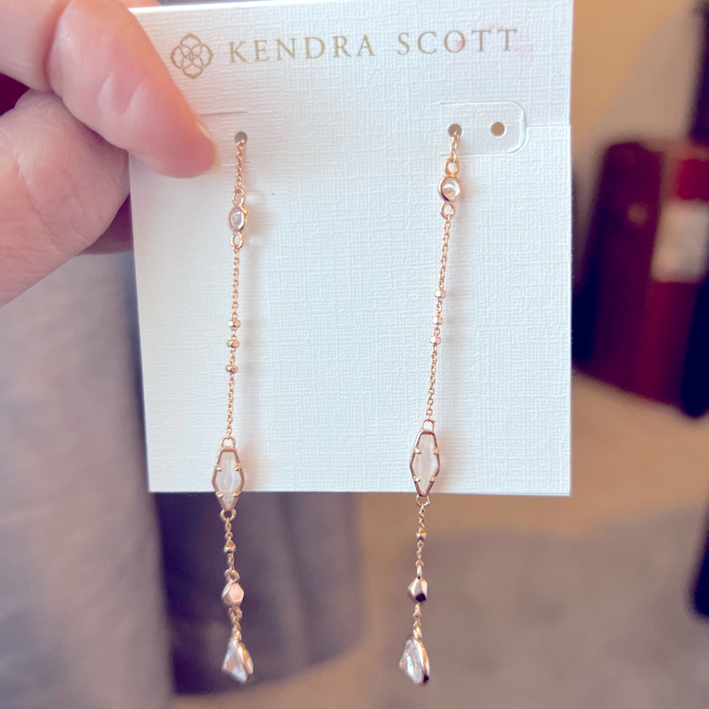 Monica Ear Threaders-never been worn